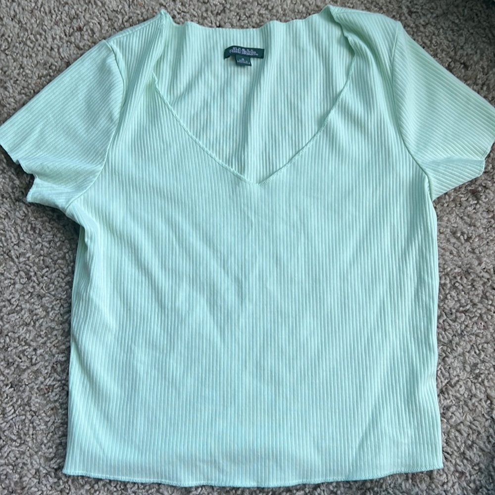 Green shirt